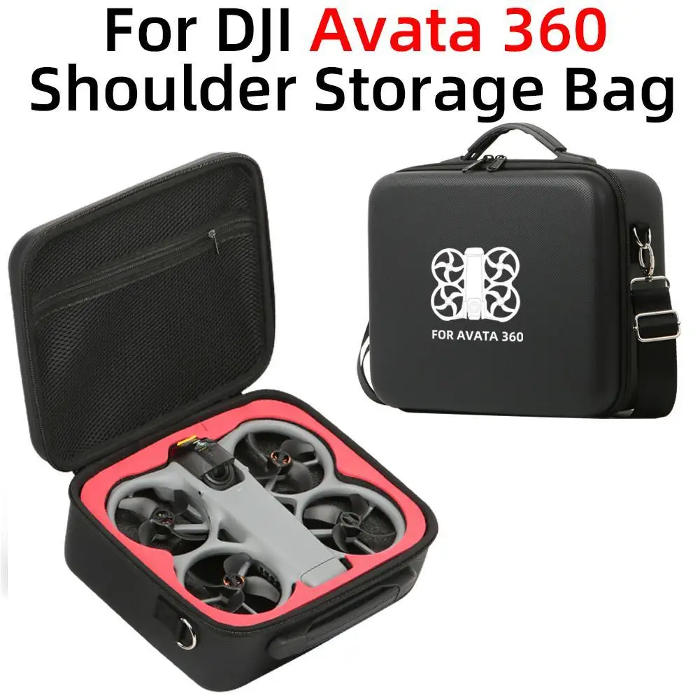   Dji Avata 360 보관 가방 방수 하드 쉘 방폭 하드 쉘 블랙 싱글 머신 리모컨 보관 상자