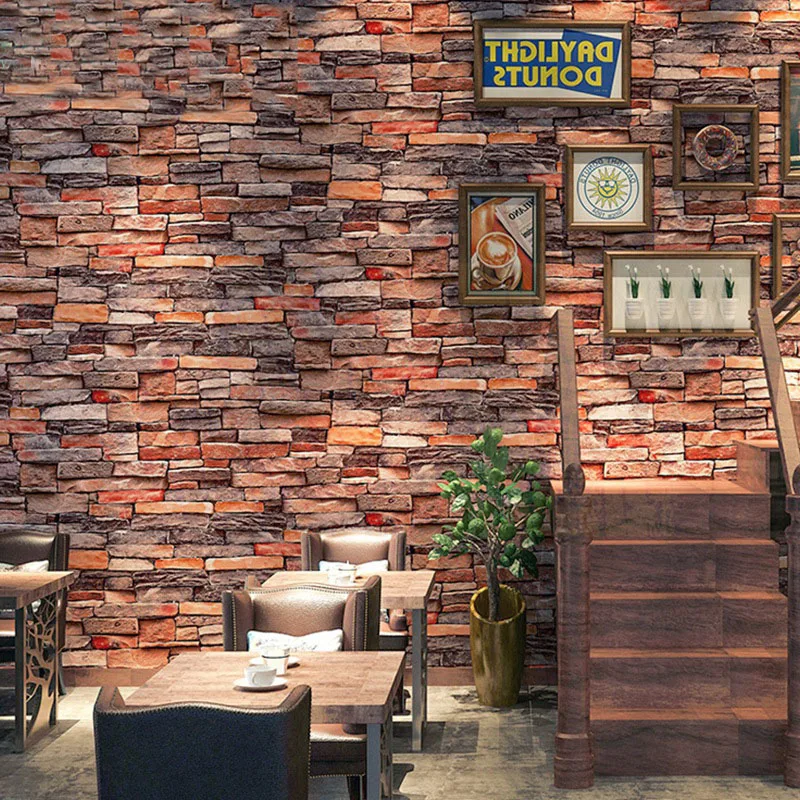 Рисунок 2 - Самоклеящиеся обои с рисунком кирпича