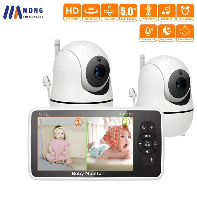 5 Inch Video Baby Monitor: Keep an Eye on Your Baby with Ease