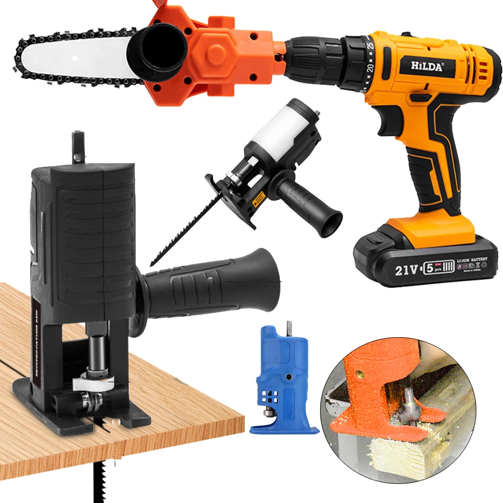 Portable Reciprocating Saw Adapter Electric Drill To Electric Chain Saw