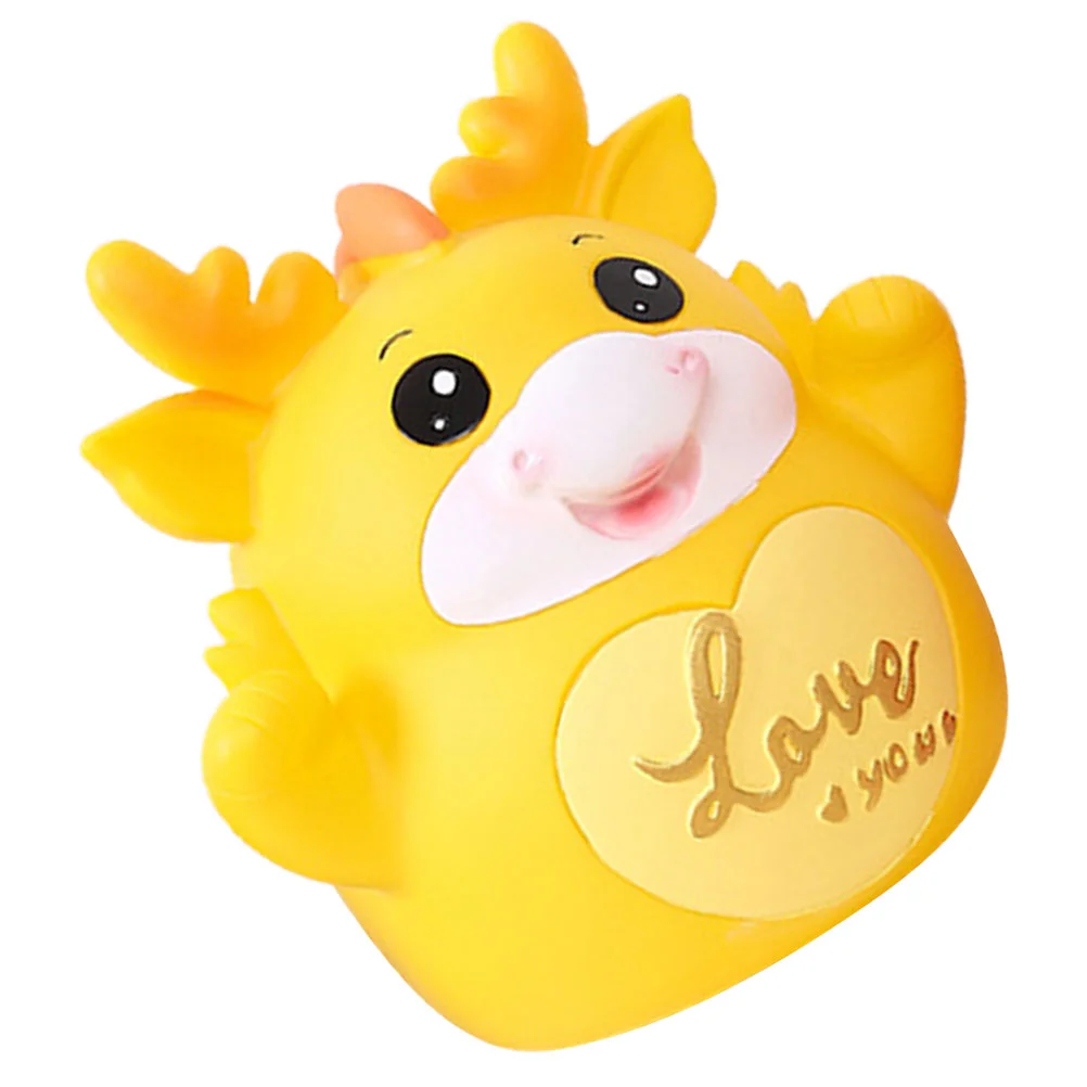

Cartoon Dragon Shaped Piggy Bank Decorative Vinyl Piggy Bank Zodiac Coin Container Gift