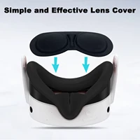 Silicone Cover Set for Oculus/Meta Quest 3S VR Headset Controller Grip Protective Cover Lens Cap Face Case Eye Mask Accessories - Image 5