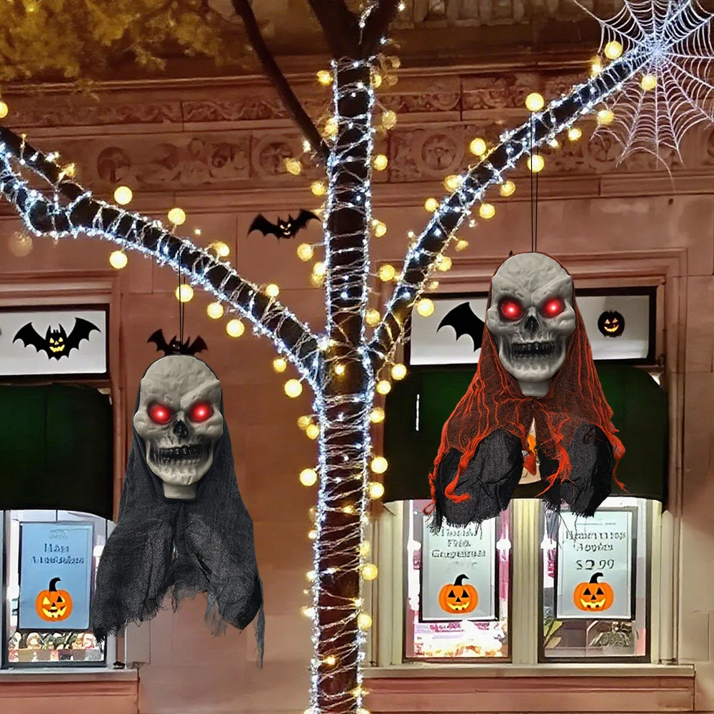 2PCS Hanging Halloween Skeleton Decorations 2