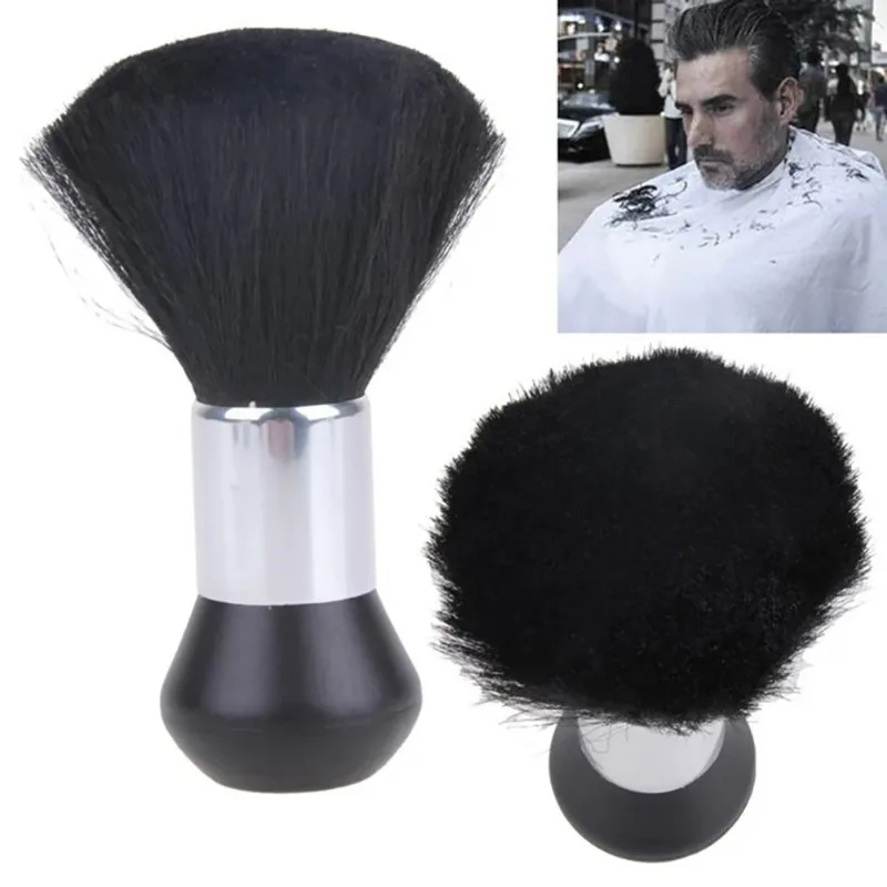 

Soft Neck Face Duster Beard Brushes Black Hair Cleaning Hairbrush Salon Cutting Hairdressing Styling Tools Barber Accessories