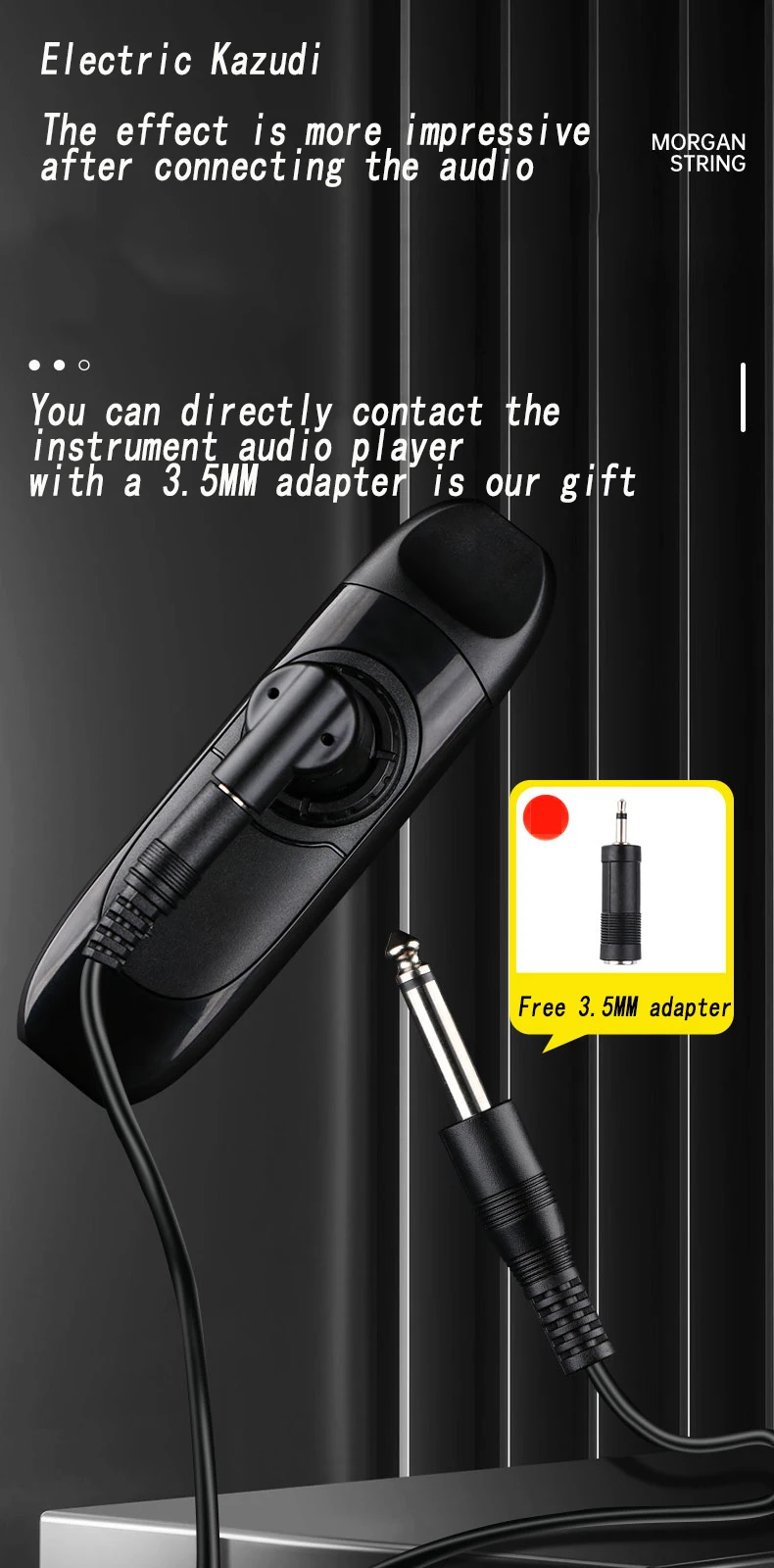Electronic Kazoo Musicial Learn Easily Orff Plays ABS Material Woodwind Music Gift Best Companion For Any Musical Instruments