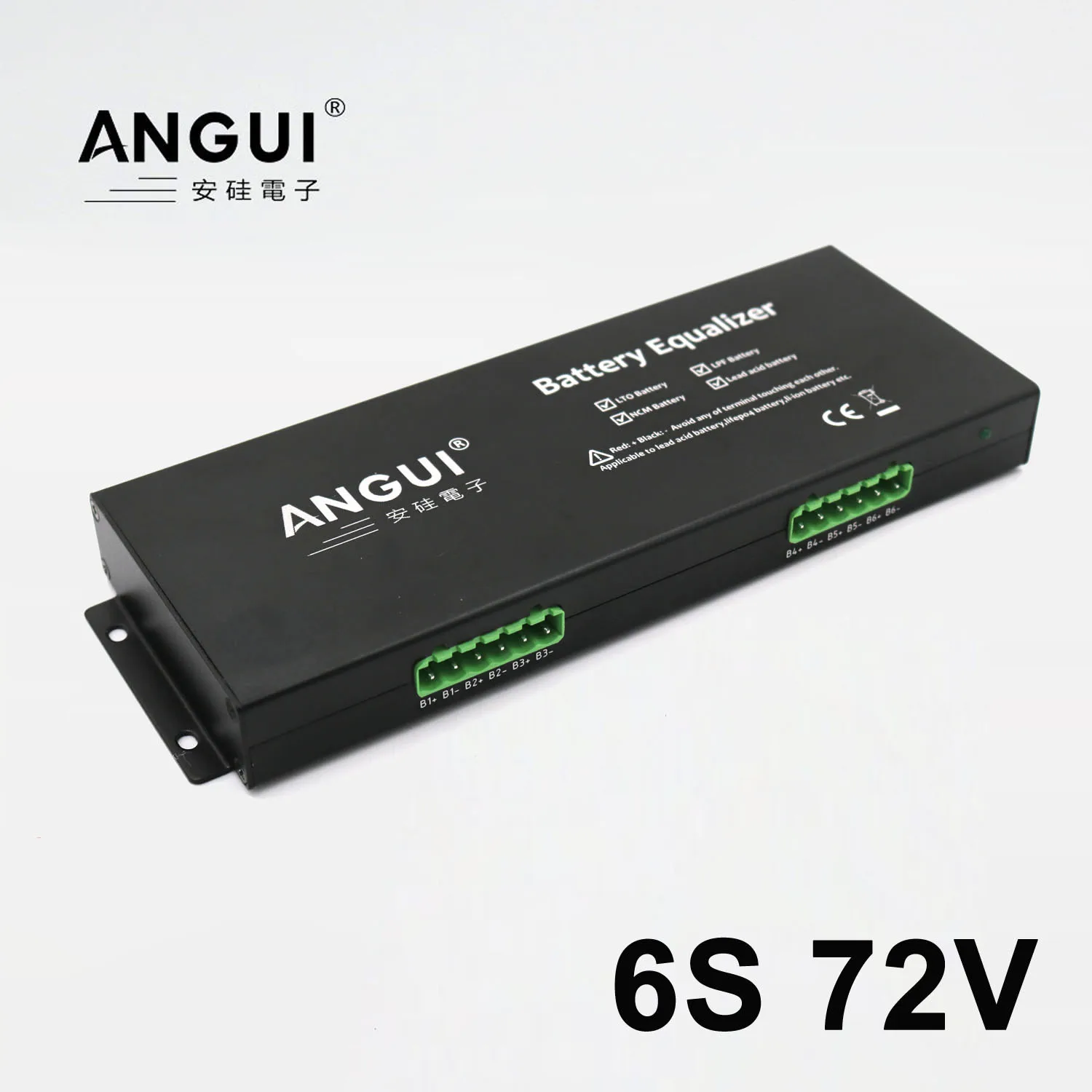 

ANGUI Aluminum Case BM106S Battery Equalizer Fireproofi 72V Voltage Controller Charger Tester NCM LTO LFP Lead Acid Batteries