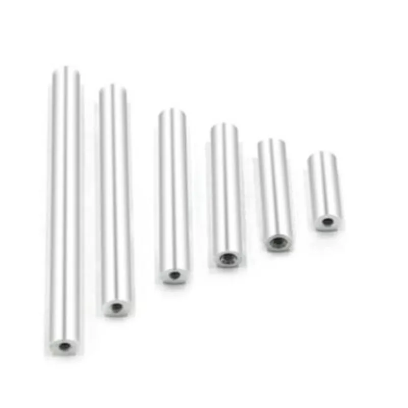 Aluminum Standoff Spacer 2pcs-10pcs/lot M2 M2.5 M3 M4 M5 M6 M8 M10*L Round Stud extend long coupling nut L = 6 TO 100mm