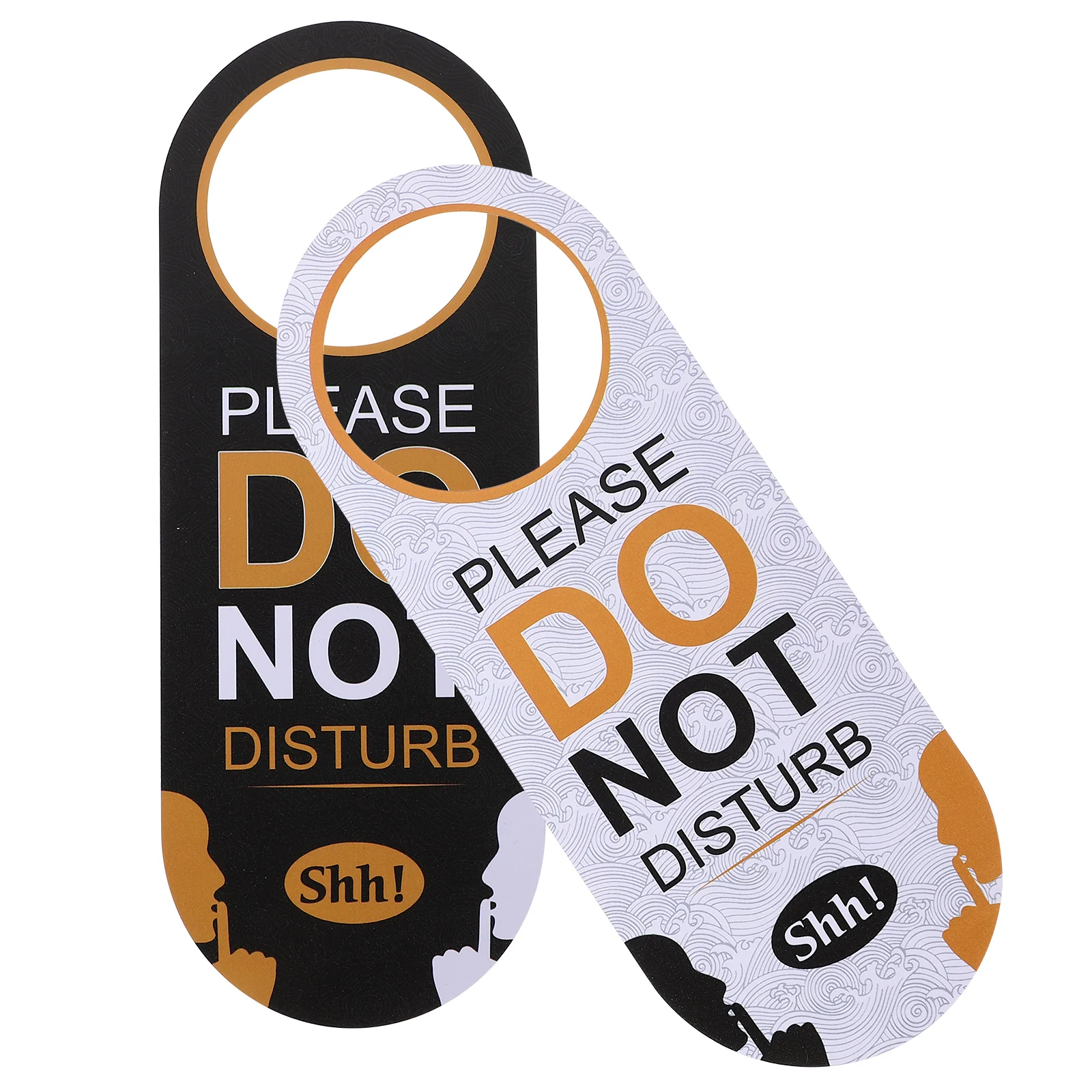 

Plastic Hangers Double Sided Door Sign Hanging The Not Disturb Hotel Doorknob Office