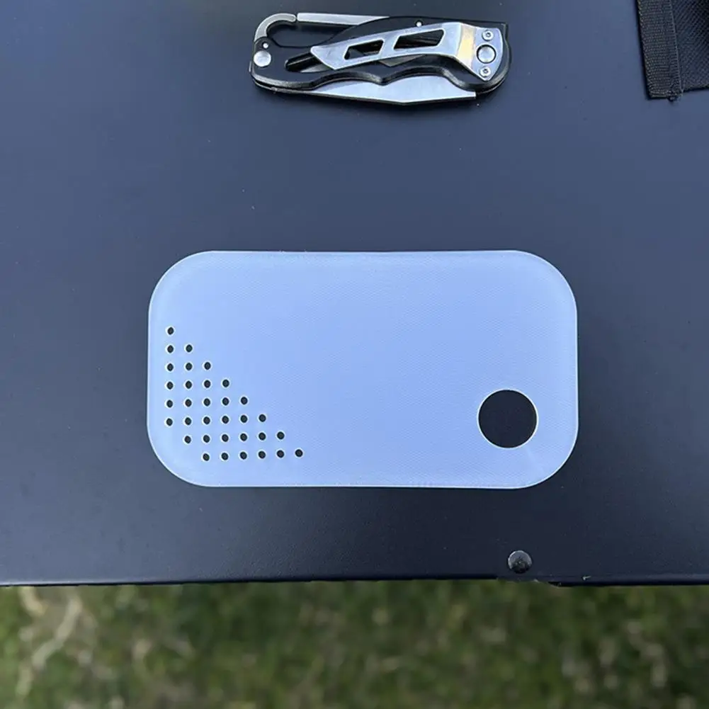 Outdoor Camping Mini Cutting Board With Drainage Hole Clear Non-Slip Food Grade Vegetables Fruits Meat Chopping Board