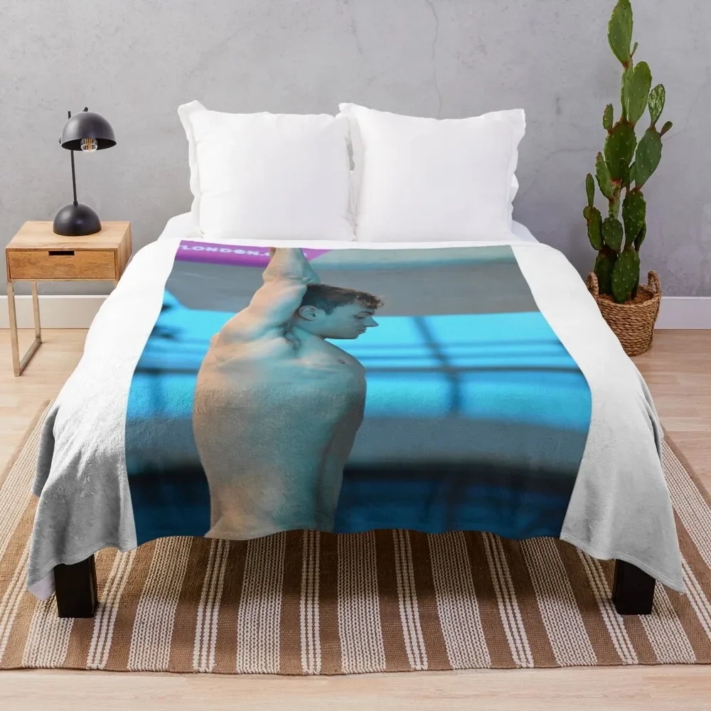 

Tom Daley 2016 diving Throw Blanket for winter Decoratives Blankets