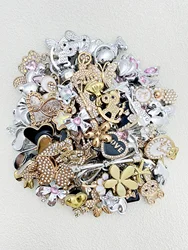Elegantly Crafted 30 - Piece Gold & Silver DIY Decoration Set - Bear, Bow, Rabbit, Stars, Flowers & More (ABSxionghua - 30)