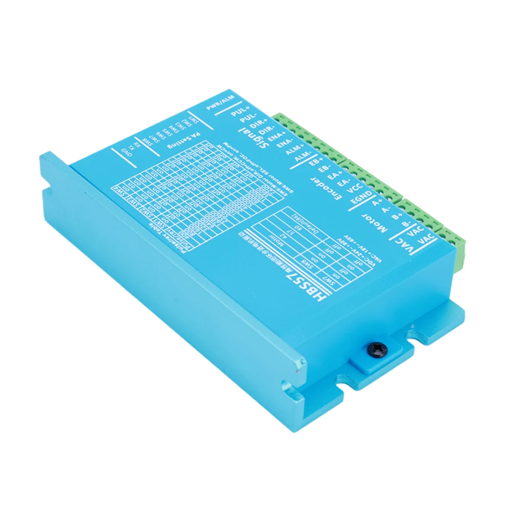 HBS57 스텝퍼 모터 드라이버 컨트롤러, AC20-80V/DC24-70V 스텝 모터 드라이버 인코더, Nema23/Nema24 모터용 2 상, 1000 라인