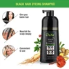 Shampoing colorant noir, 200/400ml, à base de plantes