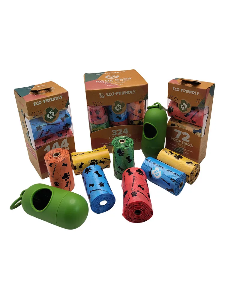 Pet Supplies Dog Poop Bags Dispenser for Waste Refuse Cleanup Puppy Cat Pooper Scooper Bag Outdoor Clean Stool collection bag