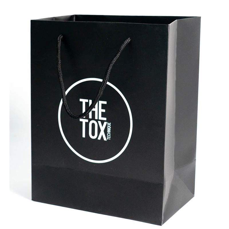 

Custom Printed Logo Luxury White Paper Bag Retail Shopping Gift Paper Bags With Logo
