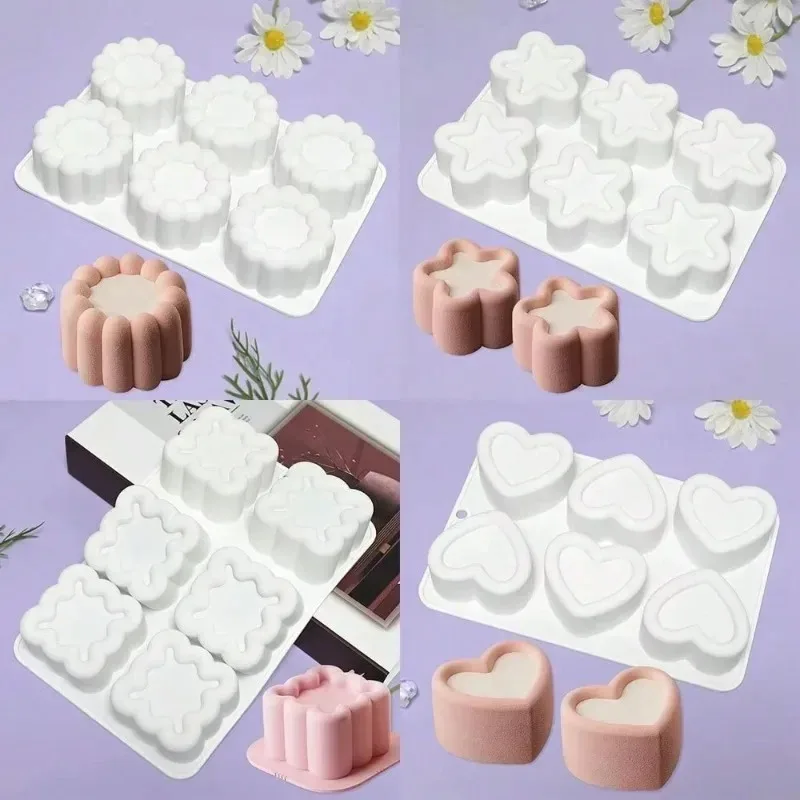 Square Flower Cake Mold for Mousse Desserts and Baking Non-Stick DIY Tool with Easy Release Perfect for Home Cake Decorating