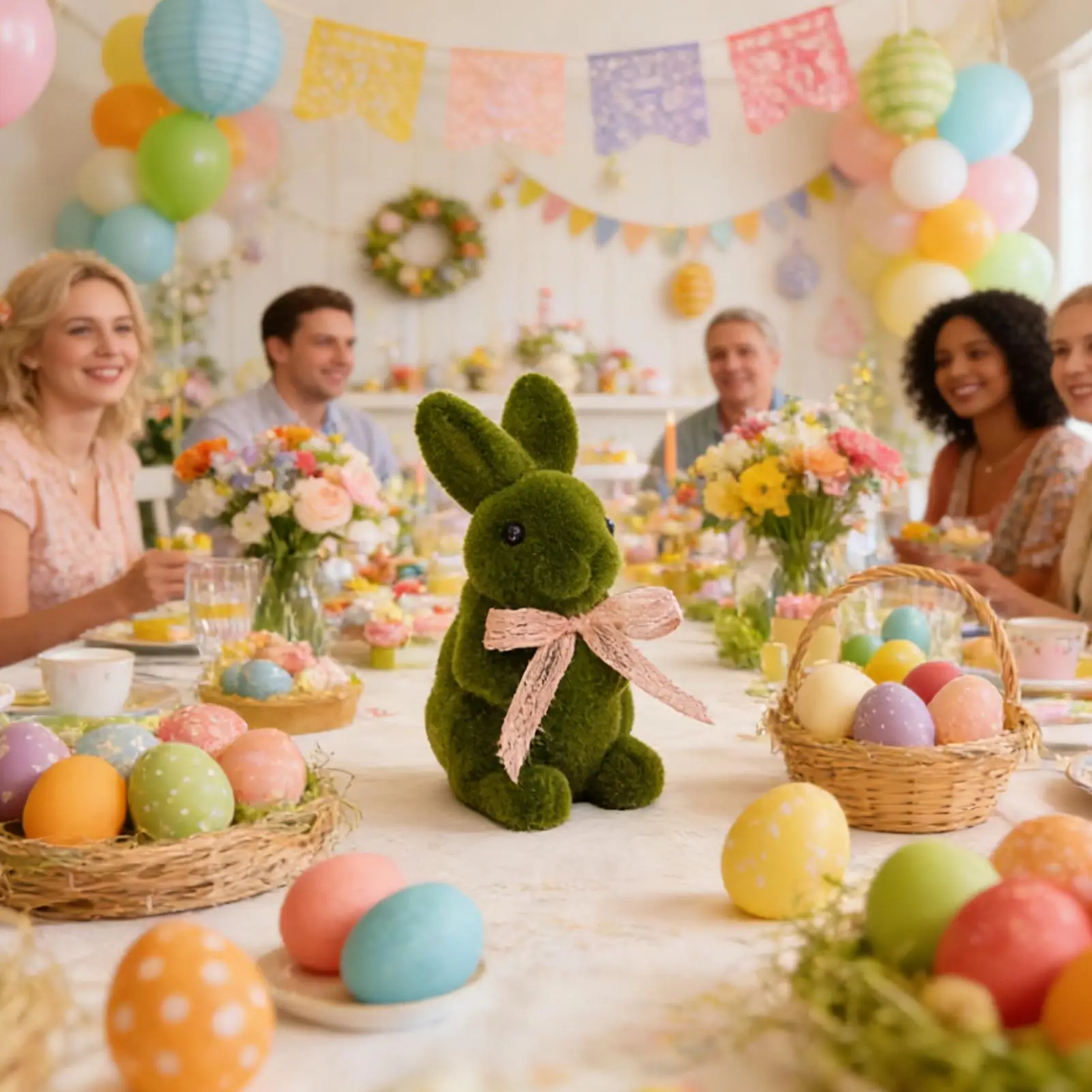 40 Figurines De Lapins Miniatures En Résine – 4 Poses – Décoration Jardin Miniature Ou Maison De Poupée