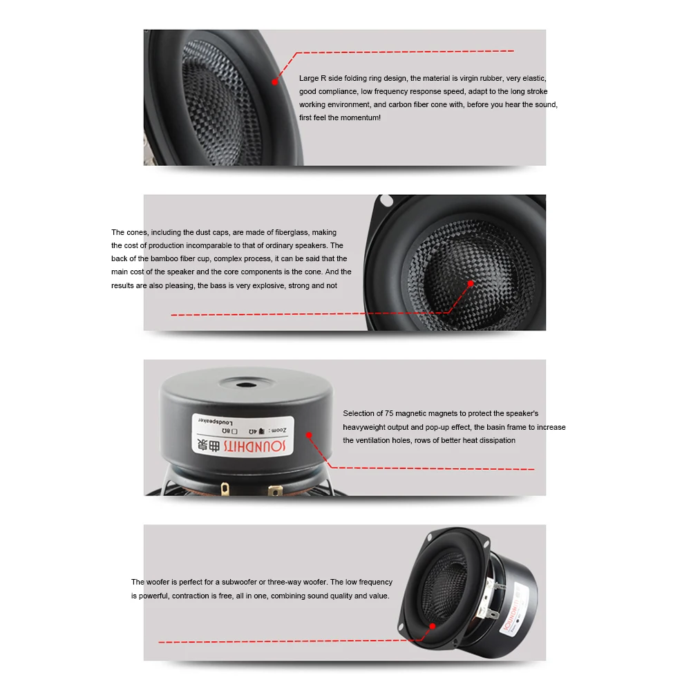 Audio Speakers Bluetooth Speaker Portable Speaker Lyele 3.5 Inch 35W HiFi Subwoofer