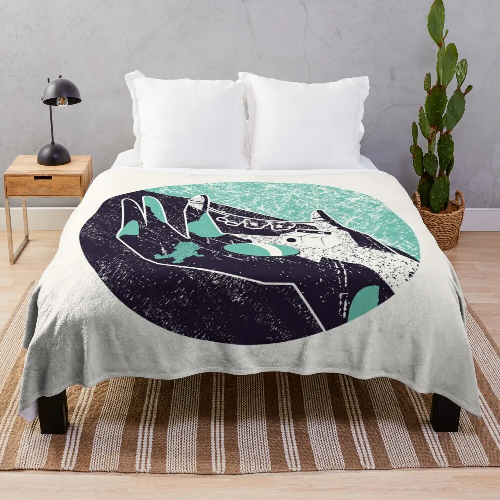 

On the hand Throw Blanket Soft Plush Plaid Comforter Blankets