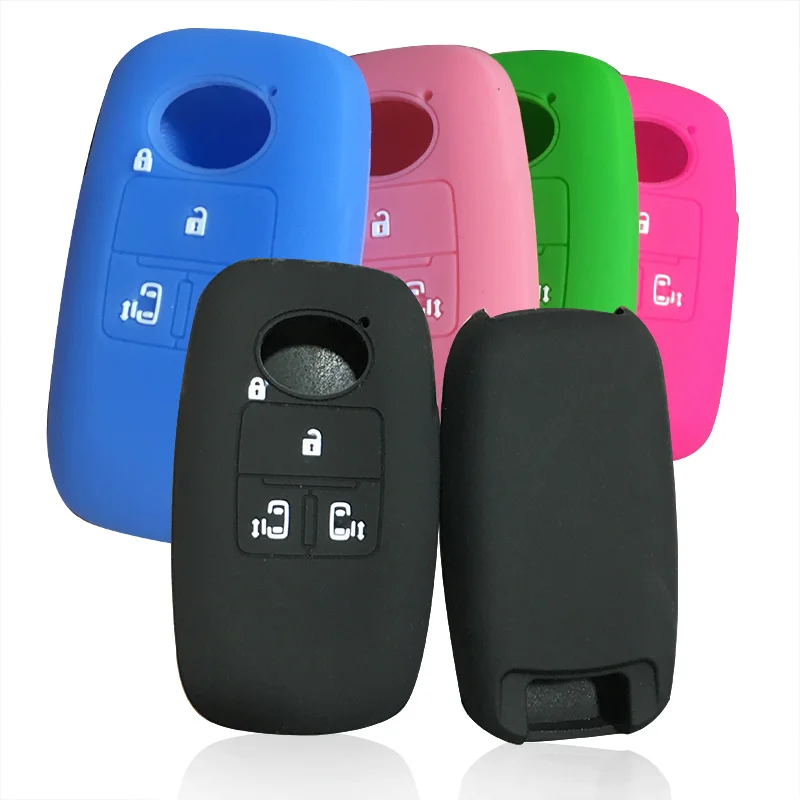 Silica Gel Auto Schlüssel Abdeckung Für Daihatsu Tanto LA650S Schlüssel Halter Fernbedienung Fall Für Keychain Alarm Abdeckungen Für Auto schlüssel – Detail 1