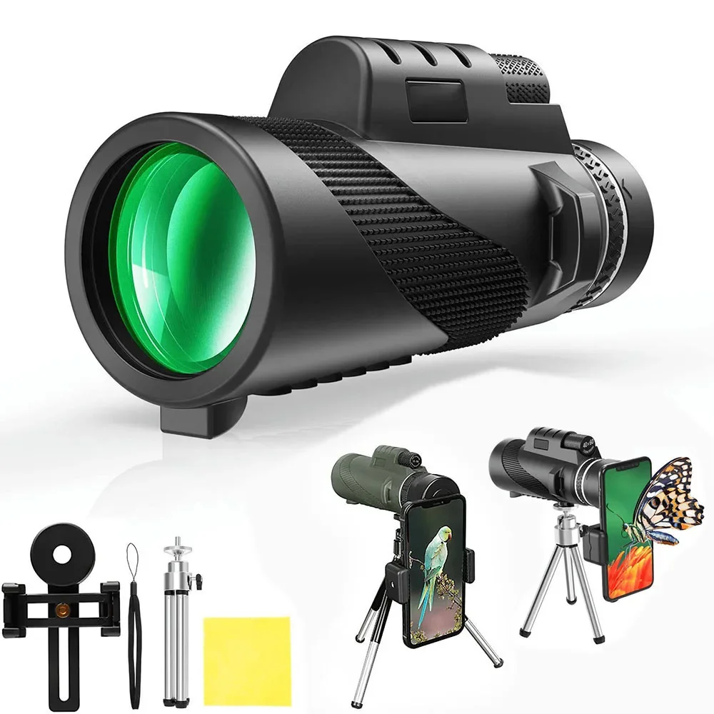 

Портативный телескоп с увеличением HD 5000 м, складной монокулярный телескоп на большие расстояния для охоты, спорта, активного отдыха, кемпинга, путешествий