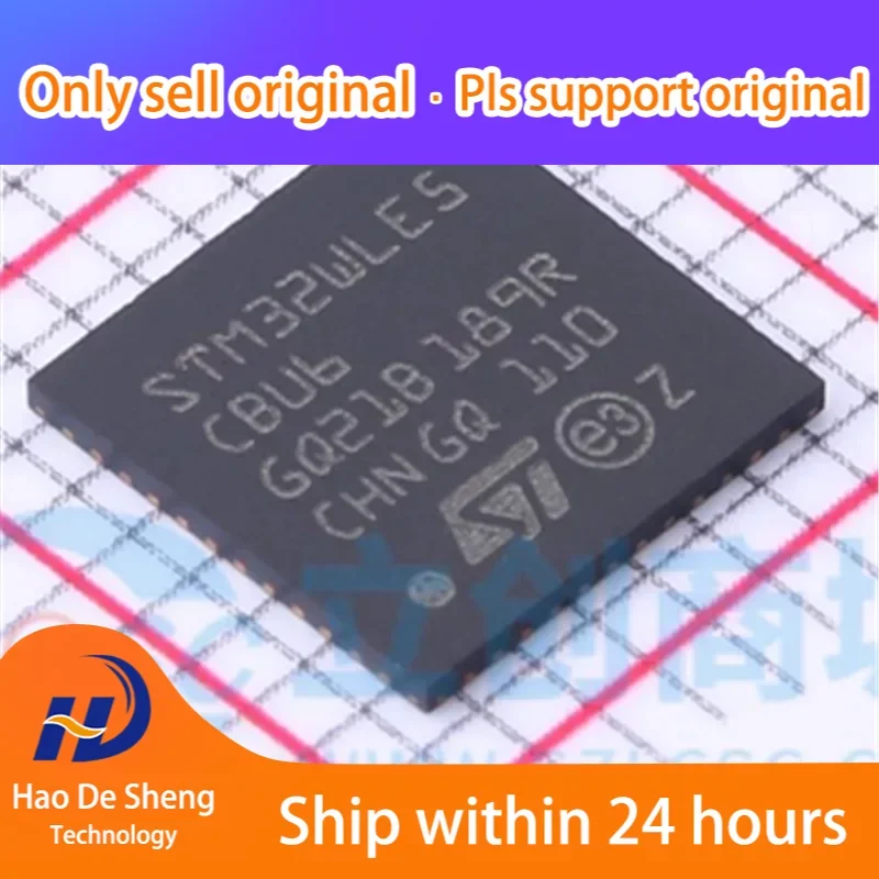 

10 шт./партия STM32WLE5CBU6 QFN48 новая Оригинальная фотография
