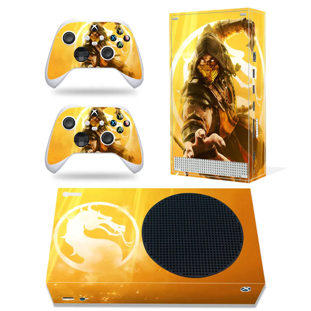 For X-box Series S Console and 2 Controllers Skin Sticker Protective Decal Cover Full Set Killer Design Compatible with XSS Skin