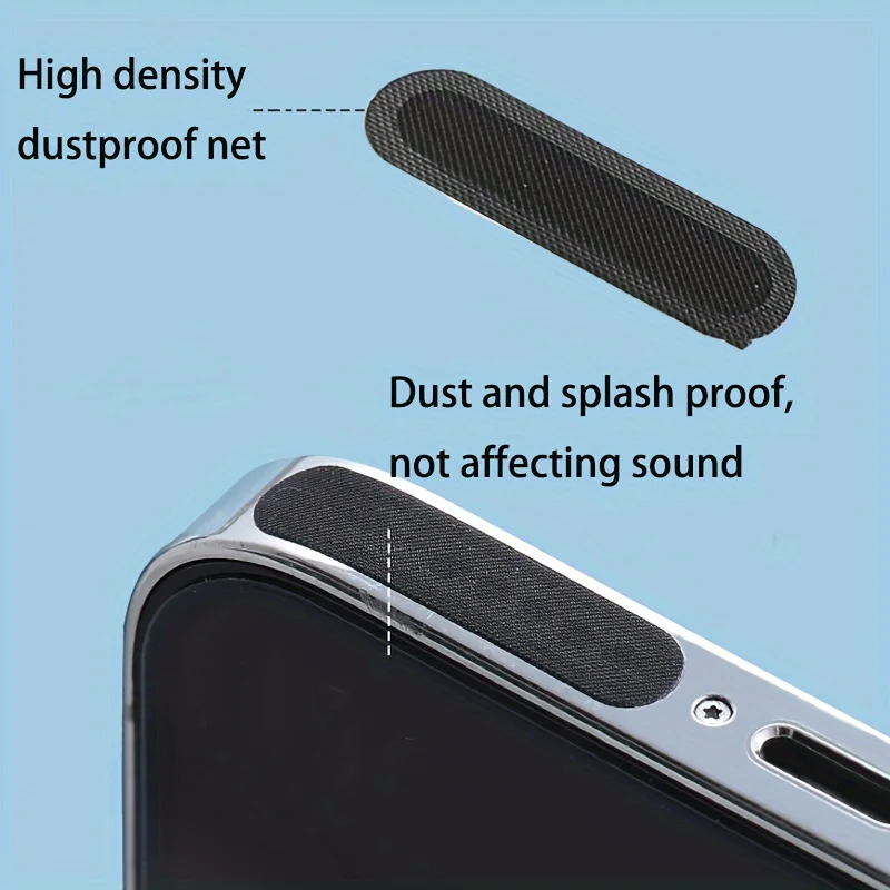 1set Mobile Phone Dustproof Net Stickers Speaker Mesh Handset Dust Accesorios