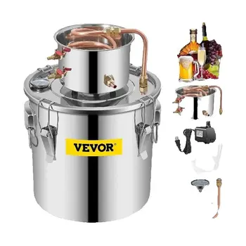 Stainless Steel & Copper Distiller Kit – 3 / 5 / 8 Gallon 1