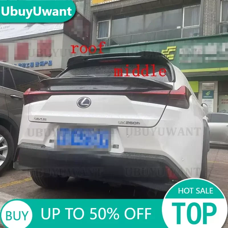 

A R style High Quality Carbon Fiber Rear Trunk Roof Spoiler For LEXUS UX UX200/UX250h/UX260h 2019+