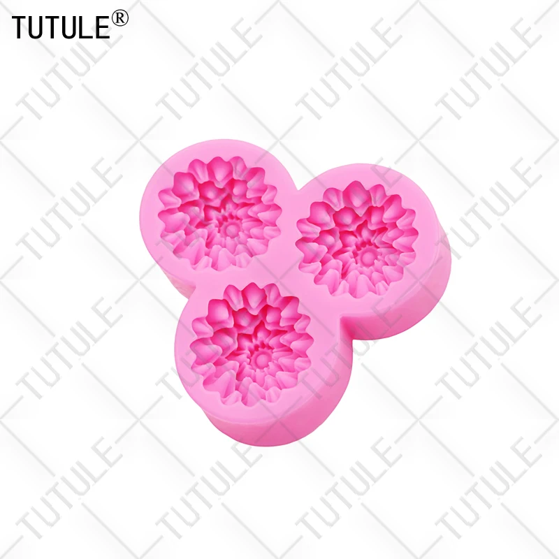 Ping-Pong Gänseblümchen Silikonform DIY Rosen-Blumen-Harzform für Handyhüllen, Haarbänder, Haaraccessoires, Blumen-Schokoladenform – Detail 6