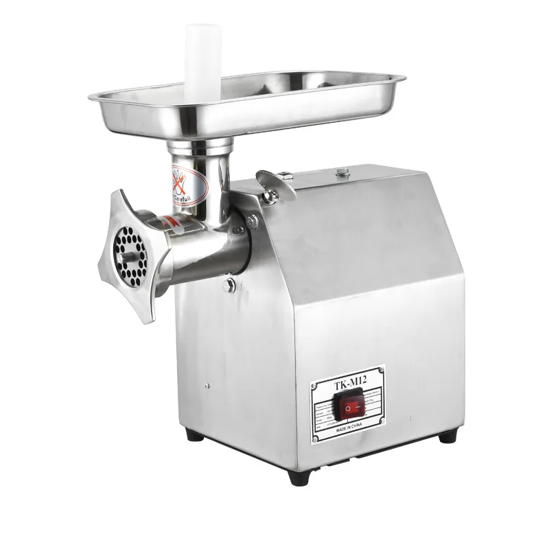 Manufacturer Commercial Sausage Mixer Household Powerful Stainless Steel Electric Meat Grinder household ce provided jr12 220v 800w silver stainless steel electric meat grinder
