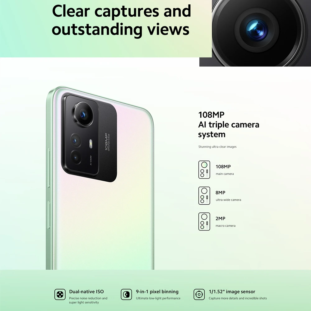 Global Version Xiaomi Redmi Note 12S 108MP Camera 90Hz AMOLED DotDisplay  Helio G96 33W Fast Charging - AliExpress