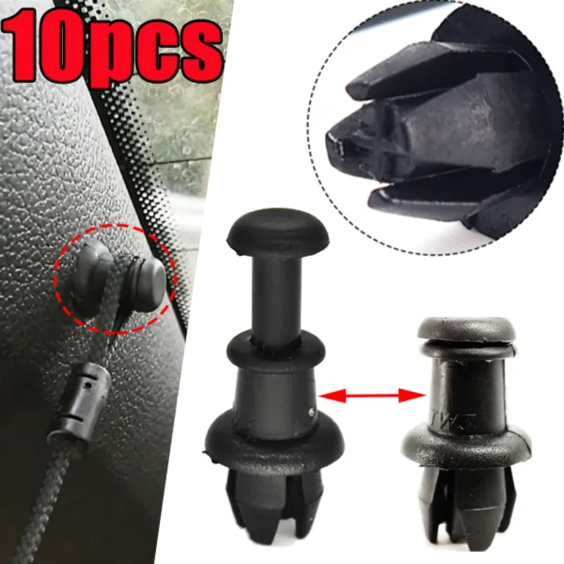 10-1 Pz Boot Trunk Parcel Shelf Strap String Clips Vassoio String Hanger Pivot Hook Per Volkswagen Golf 5 Mk6 Tiguan Polo Up T-Cros