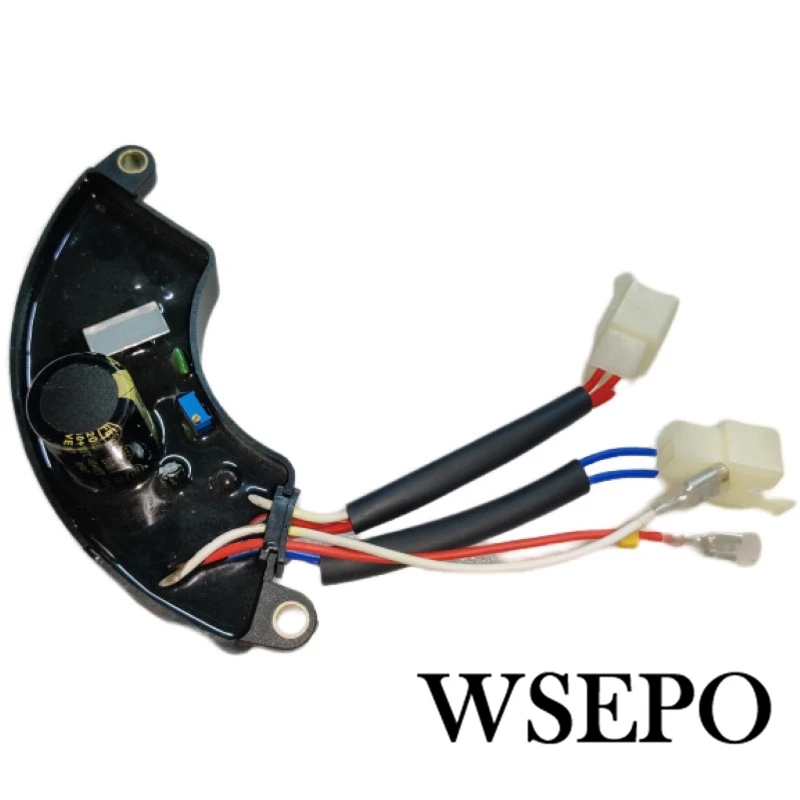 

Качественный автоматический регулятор напряжения AVR 400 В 470 мкФ для GX390 GX420 188F 190F 5KW-7KW, 3-фазный бензиновый генератор с щеткой 380 В