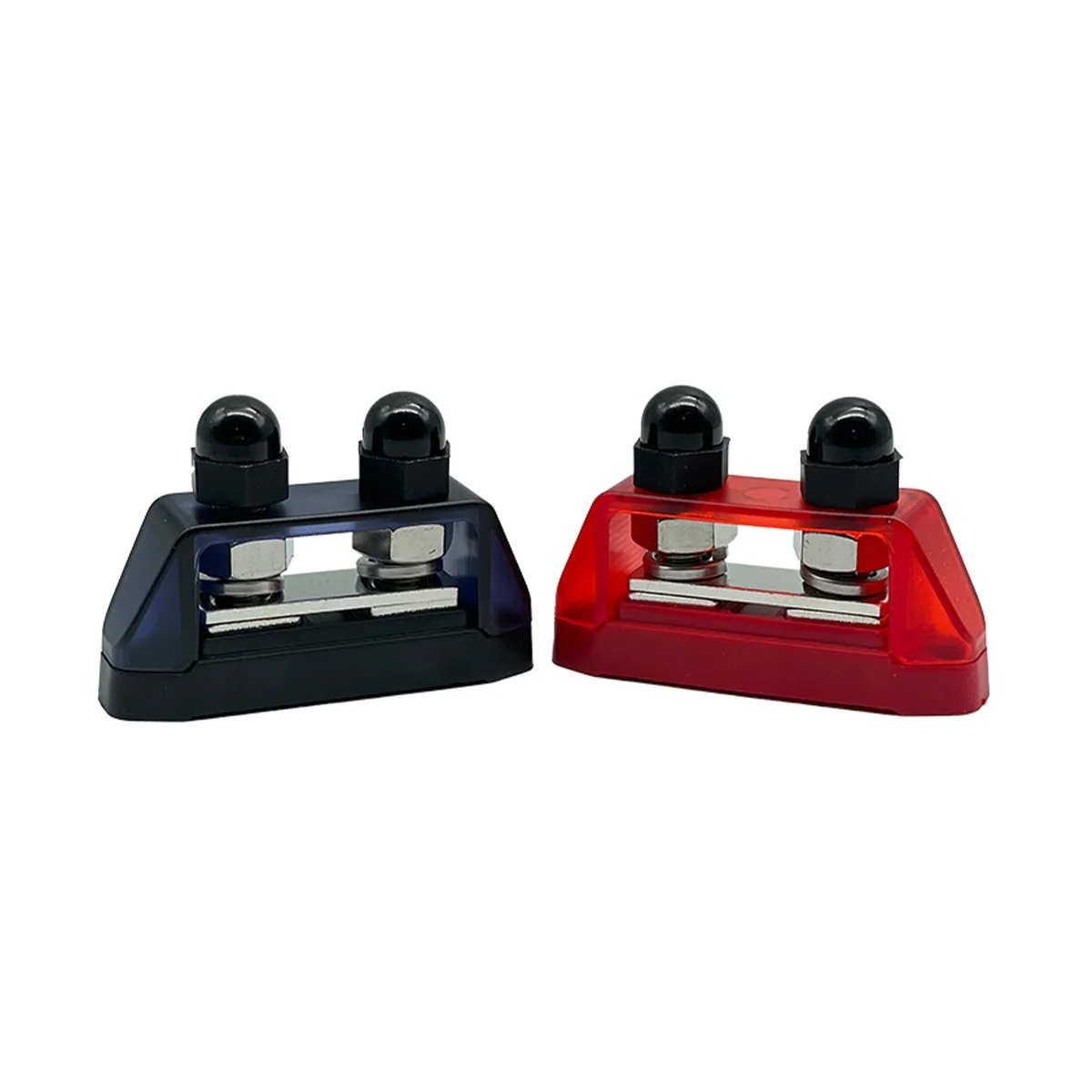 

Heavy-Duty Two-Stud Battery Post Terminal Kit, M10 Bus Power and Ground Terminal Block Power Distribution Cover