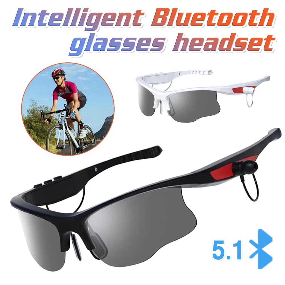 Fashion Smart Glasses Cuffie Bluetooth Senza Fili Occhiali Da Sole Da Esterno Cuffie Stereo Sportive Auricolari Vivavoce Per La Guida