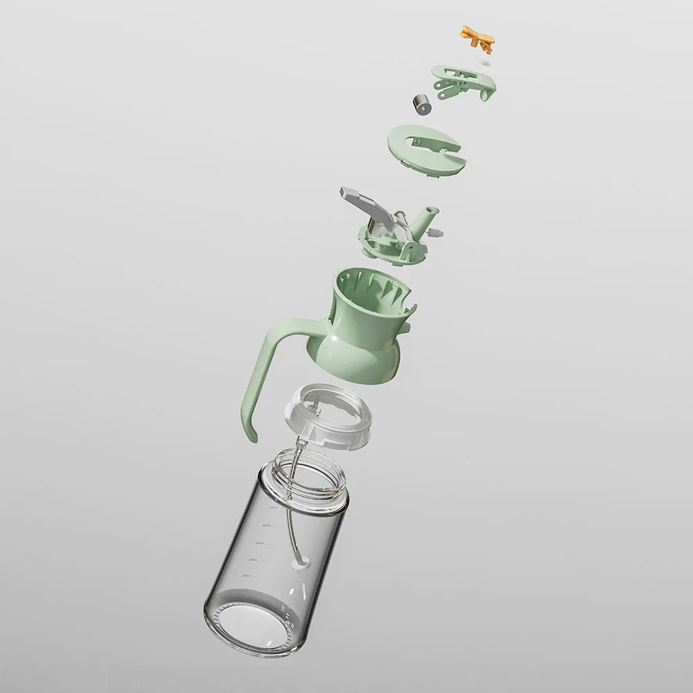 Prevent Leaks Oil Control Bottle Sealed Leak-proof Oil Control Bottle For Kitchen