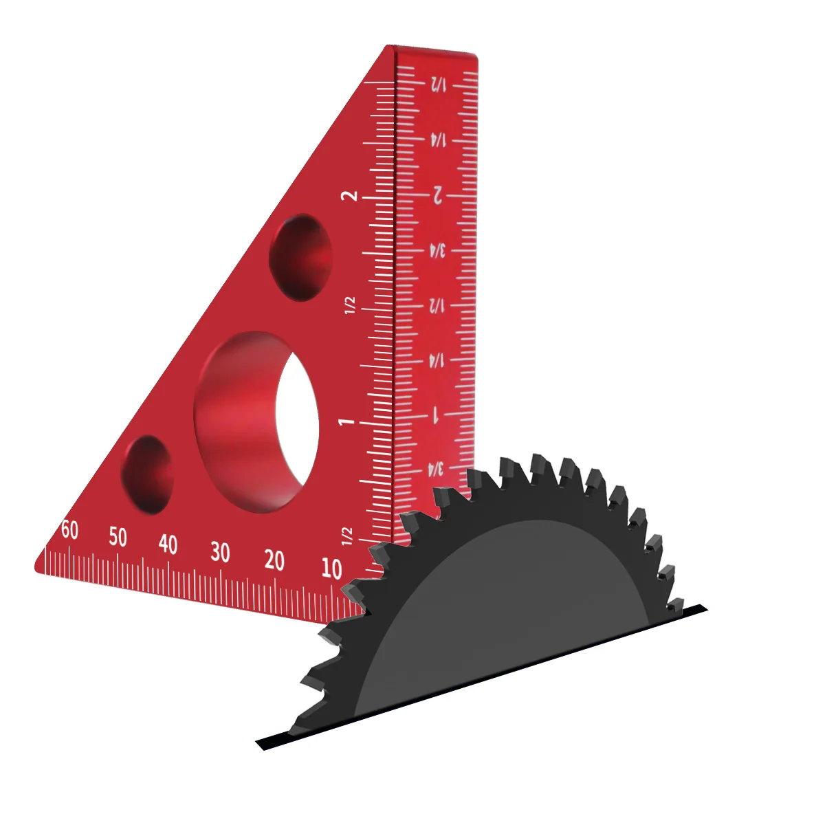 45-Degree-Aluminum-Alloy-Angle-Ruler-Imperial-Metric-Scale-Layout ...