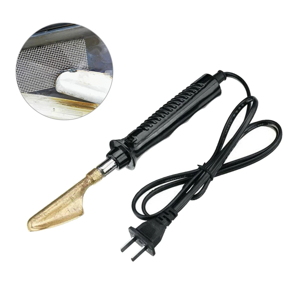 Smoothing Iron for Car Bumper Repair Hot Stapler 220V EU Plug Leather Ironing Tool Electric Soldering Iron leather ironing tool electric soldering iron kit