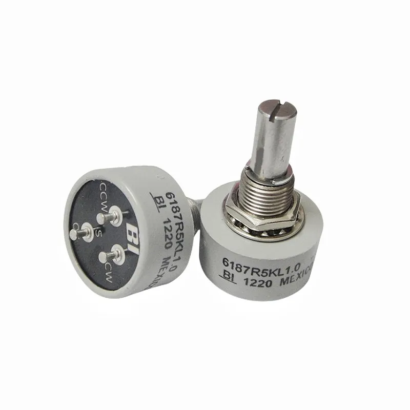 

1PC Conductive Plastic Potentiometer Single Ring 6187R 1K 2K 5K 10K 6187-138A LF R20K 360 Degrees Unlimited Switch