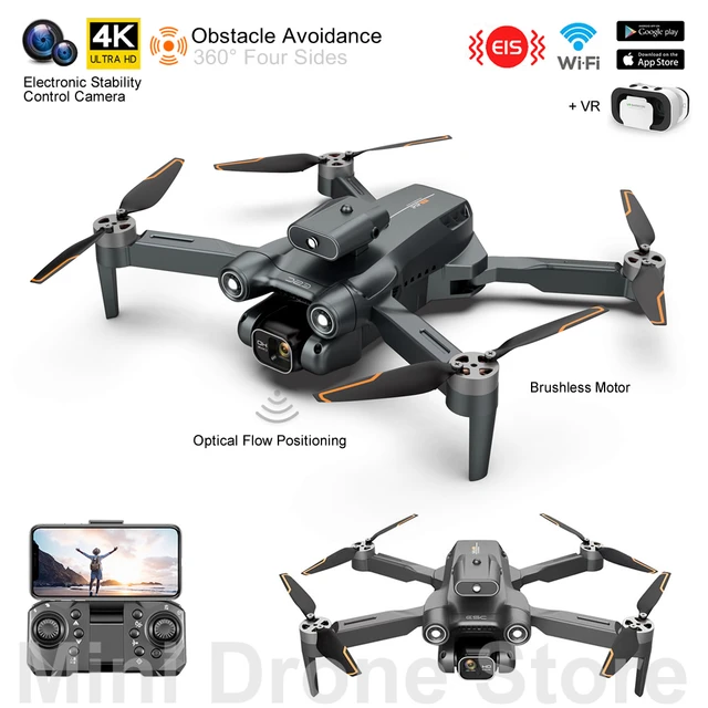 S1s Profesional Drone 4k 6k Hd Camera Wifi Obstacle Avoidance Optical Flow  Brushless Motor Mini Rc Quadcopter Vs Z908 Pro Dron - Camera Drones -  AliExpress