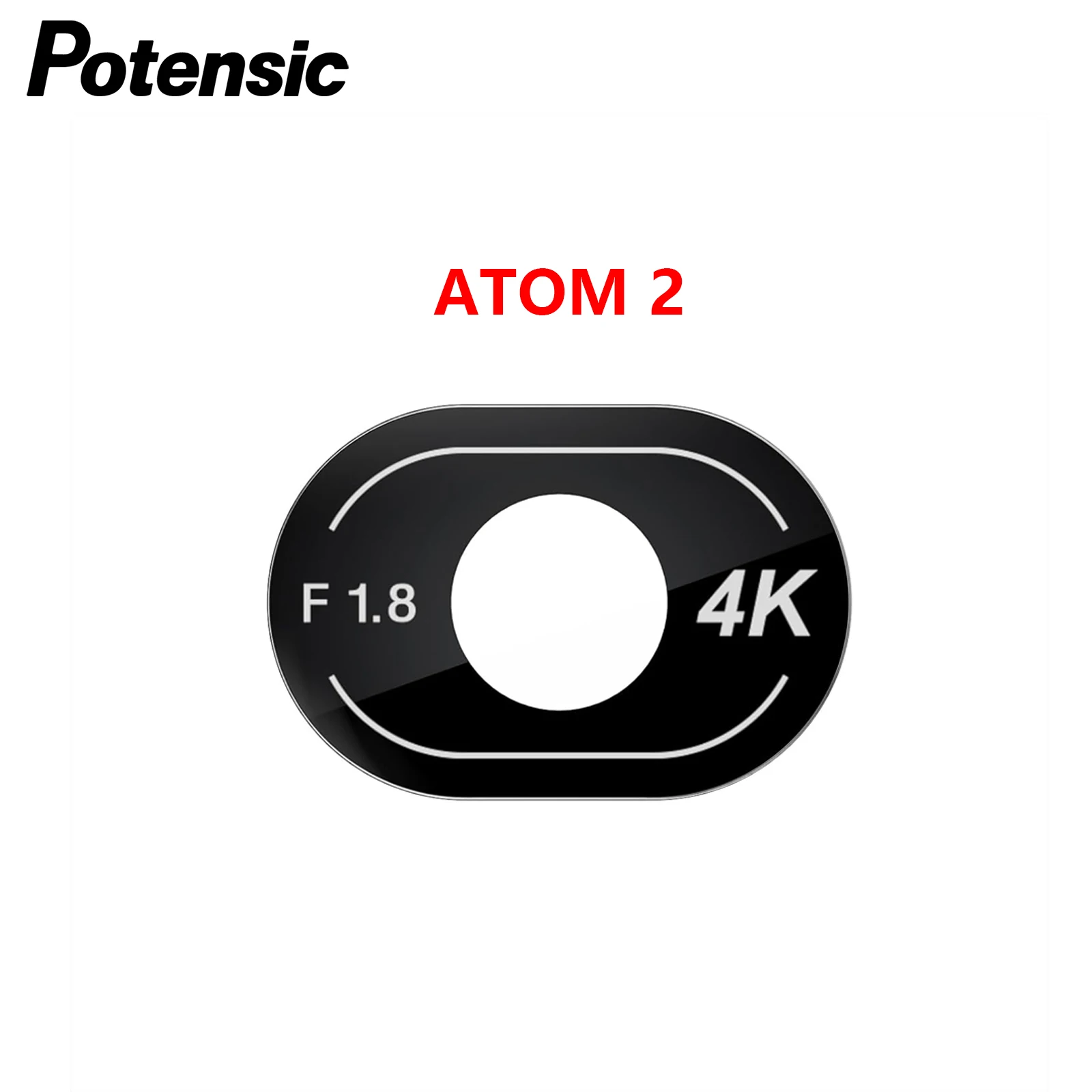 Potensic vetro davanti alla fotocamera compatibile solo con ATOM 2