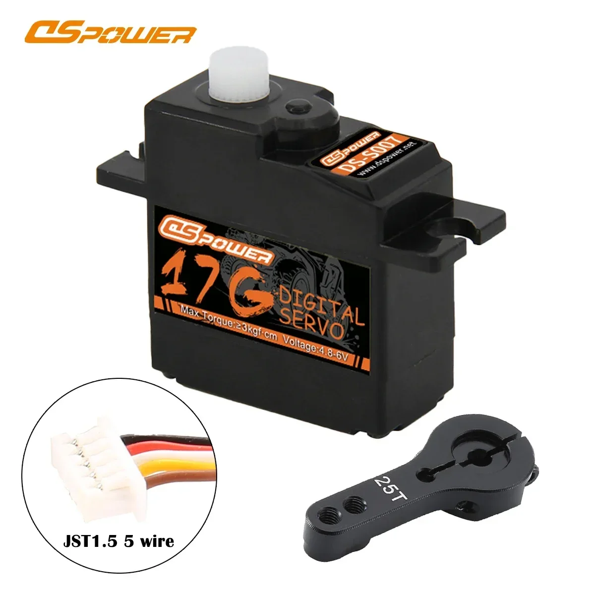 Servo RC Servo 25 kg servo sterzo digitale impermeabile Servo High Torque Servo modello in metallo cambio servomotore 180° servos DS3225 per RC Auto Robot 1/10 1/8