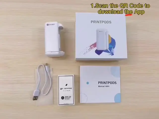 EVEBOT Printpods Mini Handheld Tragbare PrintPen Multi-Funktion 