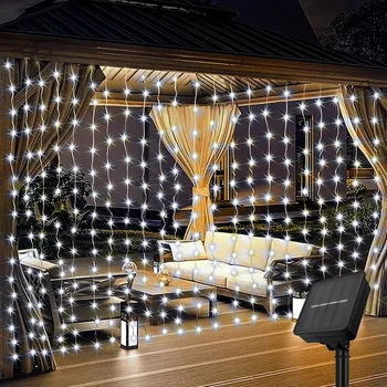 3x3M Solar Curtain Lights 9