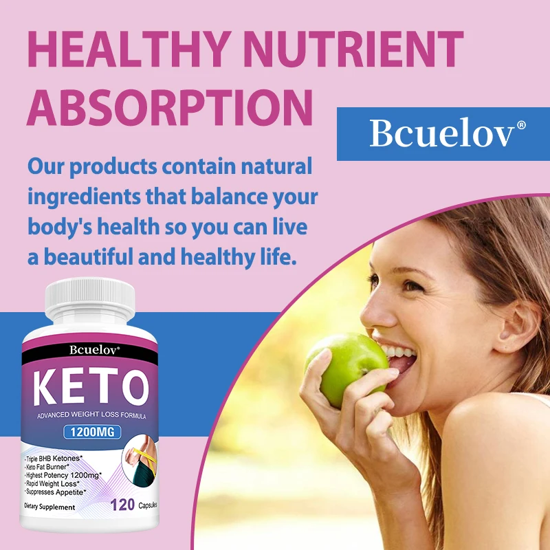 Advanced Keto Capsules, Weight Management, Metabolism Boost, Appetite Control, Energy Support, Digestive Health Supplement