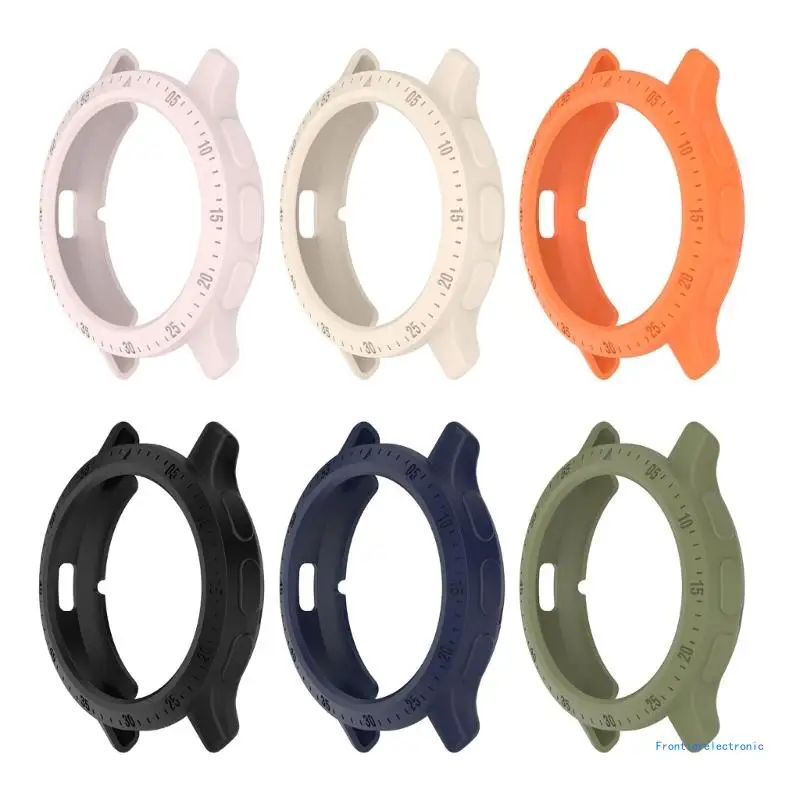 

Durable Protective Cover Thin Bezel Guard Flexible Silicone Skin for Venu 3/3S DropShipping
