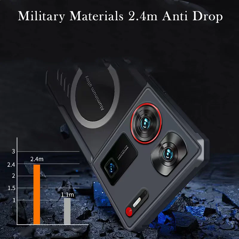 Magnetic Heat Dissipation Back Cover Case
