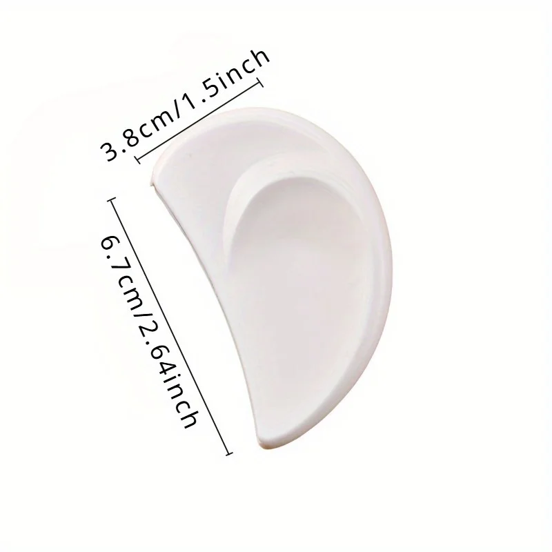 2pcs Half Moon Curved Nail File - Professional Grade Nail Art Tool for Manicure and Pedicure - Buffs and Smooths Nails